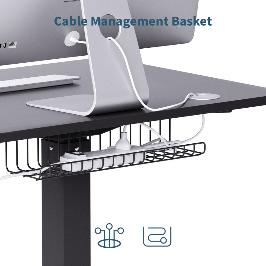 Mobile Laptop Standing Desk Adjustable Height, Mobile Desk Workstation with Wheels for Home Office Classroom (Black)